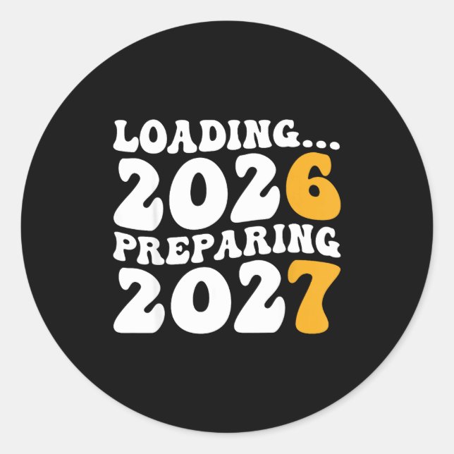 Adesivo New Year 2026 Shirt Funny 67 Meme Six Seven  (Frente)