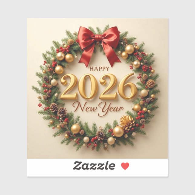 Adesivo New Year Countdown Celebration Sticker (Folha)