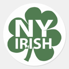 Adesivo New York Irish Shamrock