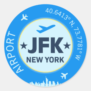 Adesivo New York JFK