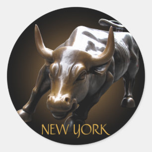 Adesivo New York Stickers New York Bull Souvenir Stickers