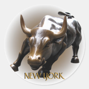 Adesivo New York Stickers New York Bull Souvenir Stickers