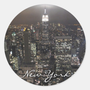 Adesivo New York Stickers New York Skyline Souvenirs