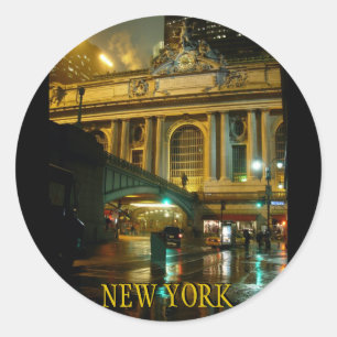 Adesivo New York Stickers NYC Grand Central Souvenirs Gift