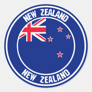 Adesivo New Zealand Round Emblem