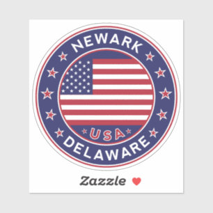 Adesivo Newark Delaware, Newark