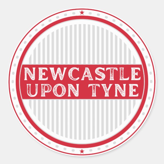 Adesivo Newcastle City Pride Emblem – English Identity (Frente)