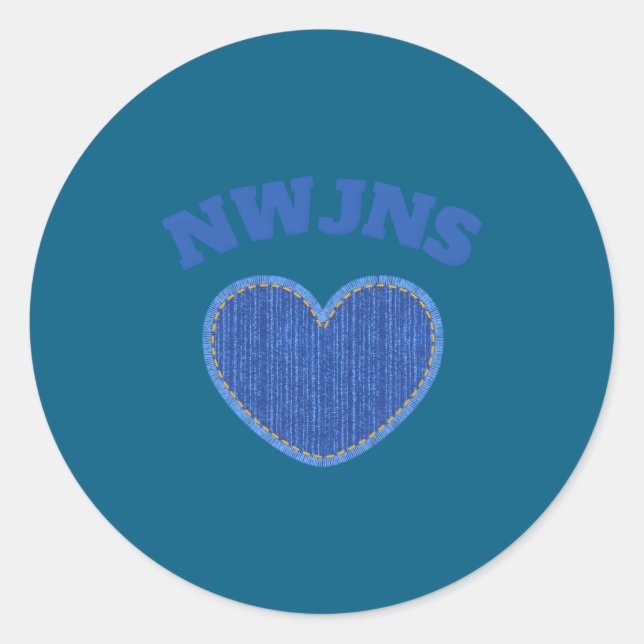 Adesivo Newjeans Kp New Jeans Kp Newjeans K P New Je _1  (Frente)