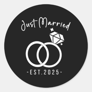 Adesivo Newlyweds 2025 Noiva E Planners De Casamento De Gr