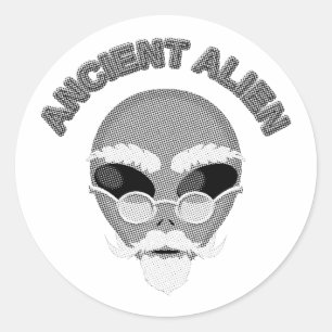 Adesivo Newsprint de Alienígena Antiga