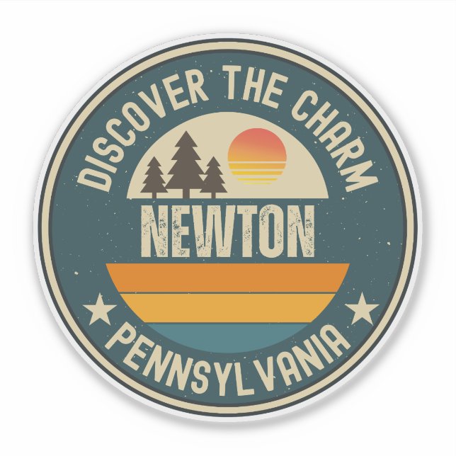 Adesivo Newton, Pensilvânia (Frente)