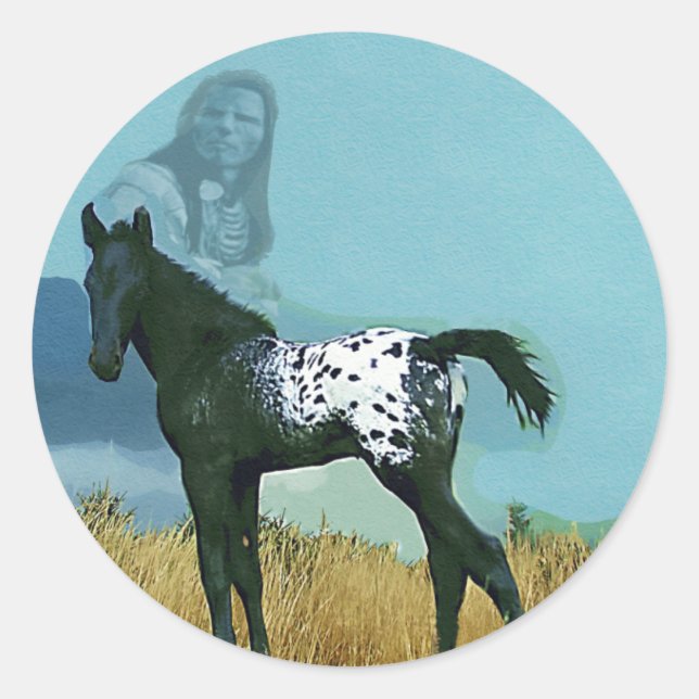 Adesivo Nez Perce Pony Decal ou Sticker (Frente)