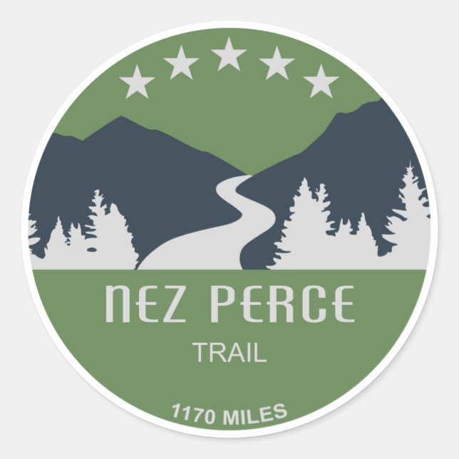 Adesivo Nez Perce Trail (Frente)