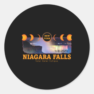 Adesivo Niagara Cai Em Nova York Total Eclipse Solar Souve