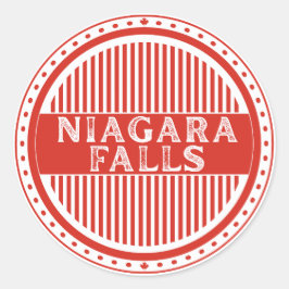 Adesivo Niagara Falls City Pride Emblem Canadian Identity