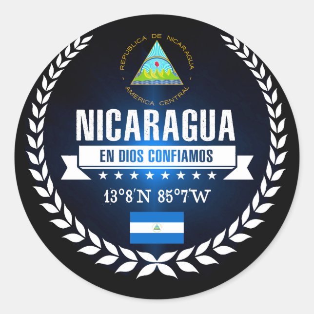 Adesivo Nicarágua (Frente)