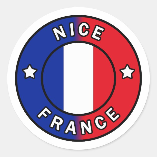 Adesivo Nice França (Frente)