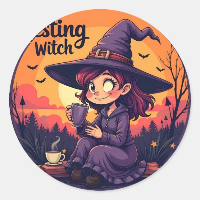 Adesivo Nice witch  (Frente)