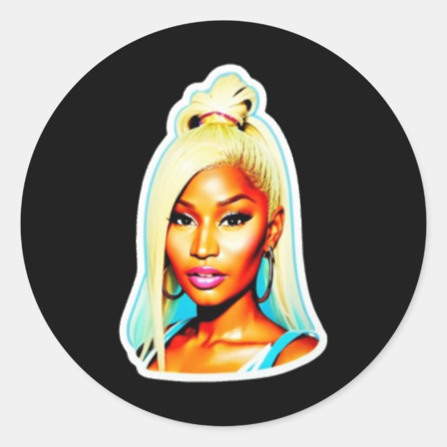 Adesivo Nicki Minaj Sticker (Frente)