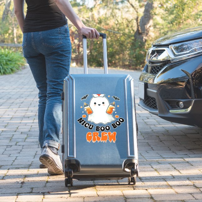 Adesivo Nicu Boo Boo Talloween, Nicu Boo Crew Funny Nu (Mala Insitu)