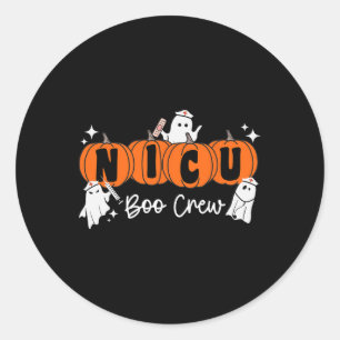 Adesivo Nicu Boo Crew Ghost Pumpkin Costume NICU Enfermeir