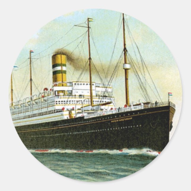 Adesivo Nieuw Amsterdam de 1906 (Frente)
