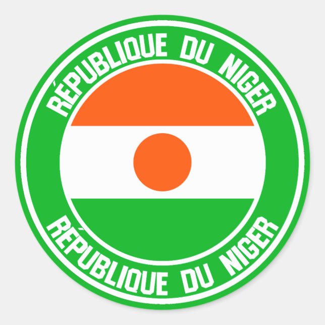 Adesivo Niger Round Emblem (Frente)