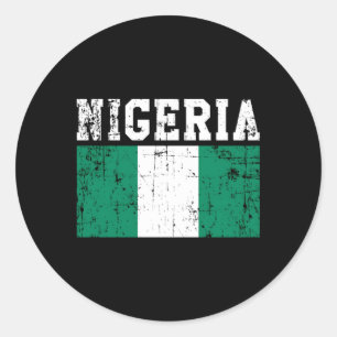 Adesivo Nigéria Flag Nigerian Roots