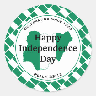 ADESIVO NIGÉRIA INDEPENDÊNCIA