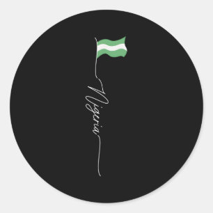Adesivo Nigéria Nigerianos Bandeira Nigéria Patriótico