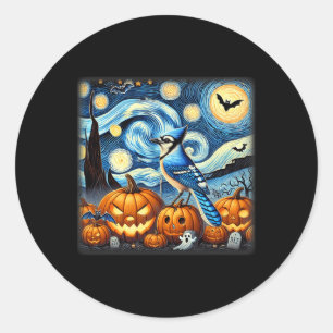 Adesivo Night Blue Jay Halloween