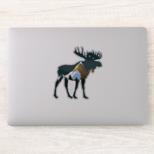 Adesivo Night Forest Moose