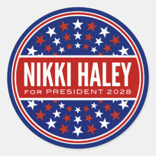 Adesivo Nikki Haley Presidente 2028