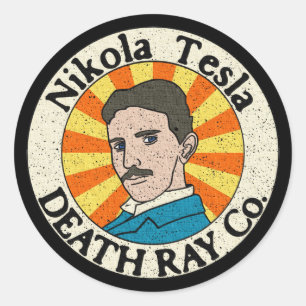 Adesivo Nikola Tesla Death Ray Co. Stickers