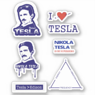 ADESIVO NIKOLA TESLA STICKERS