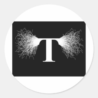 Adesivo Nikola Tesla - Tesla Coil - Relâmpagos