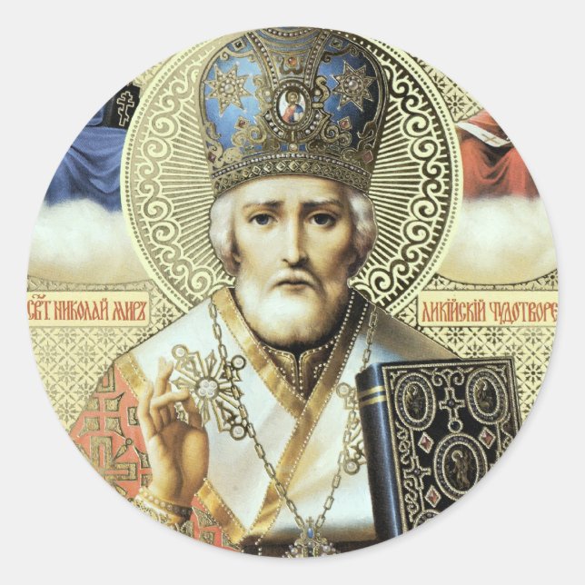 Adesivo Nikolaos de Myra (Frente)