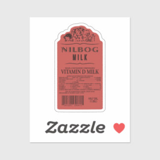 Adesivo Nilbog Milk Vinyl Sticker