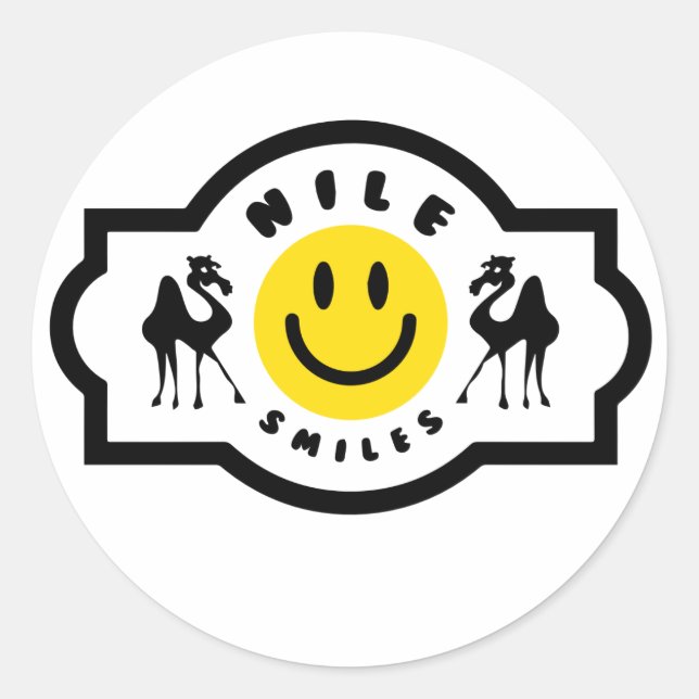 Adesivo Nile Smile Stickers (Frente)