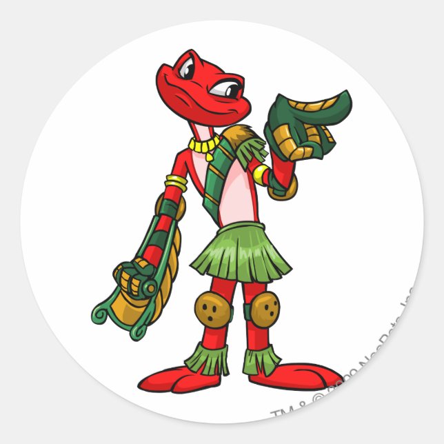 Adesivo Nimmo Mystery Island Player (Frente)