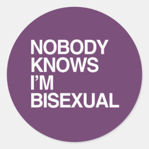 Adesivo NINGUÉM SABE QUE SOU BISSEXUAL - BRANCO -.png
