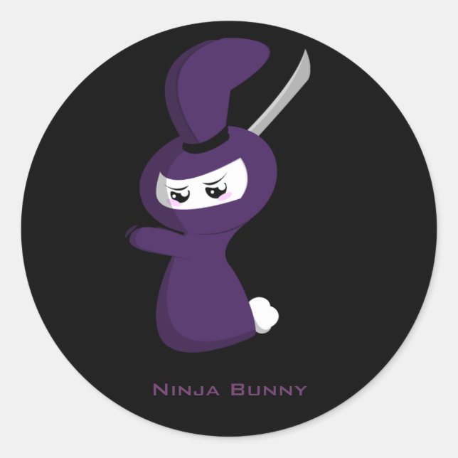 Adesivo Ninja Bunny (Frente)