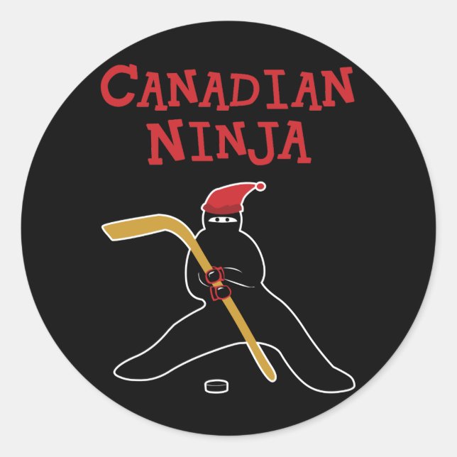 Adesivo Ninja canadense (Frente)