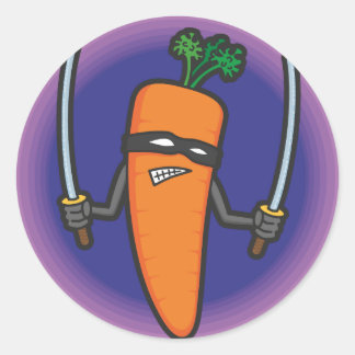 Adesivo Ninja Carrot