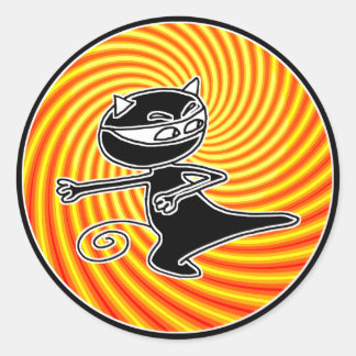 Adesivo Ninja Cat Seal