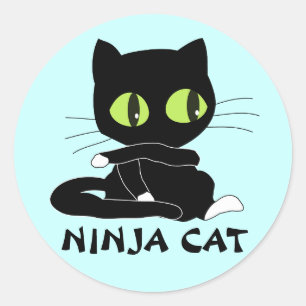 Adesivo Ninja Cat Stickers