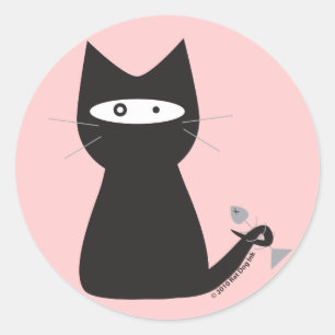 Adesivo Ninja Cat Stickers