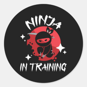 Adesivo Ninja Em Treinamento - Karate Taekwondo Mistura Ma