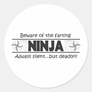 Adesivo ninja fart