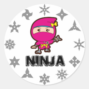Adesivo Ninja Girl